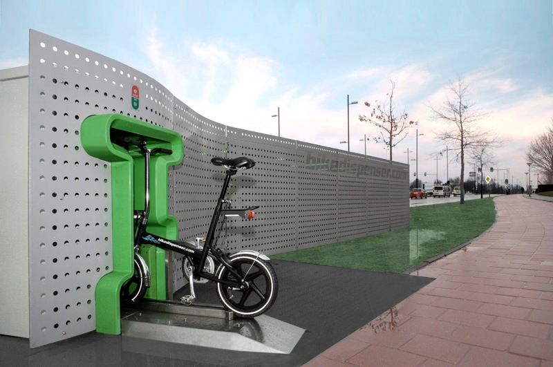 Illustration for article titled Bike Vending Machine Looks Cool, Dispenses Goofy Bikes